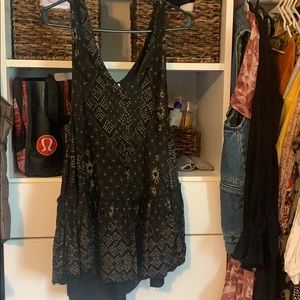 Flowy free people tank top